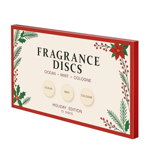 VIPBATH Fragrance Discs Gift Set, Holiday Edition – 12 Aroma