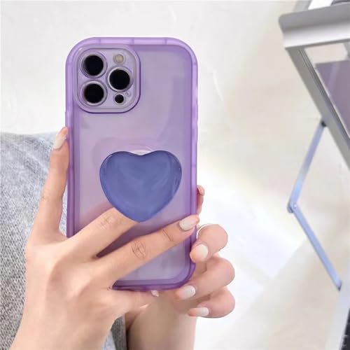 Coque arrière de protection iPhone violette transparente pour éliminer les rayures