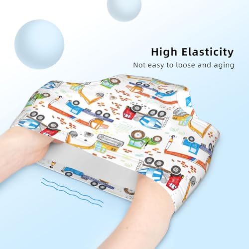 Graffiti Hand-Painted Construction Car Girls' Underwear Soft Cotton Little Girls Panties Comfort Briefs4