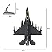 HANGHANG 1/72 Scale F-16D Fighter Attack Plane Metal Fighter Military Model Fairchild Republic Diecast Plane Model for Commemorate Collection