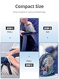 Inspireyes Travel Pillow for Airplanes, Airplanes Pillow with Eye Mask for Sleeping, Long Haul Flight Essentials Head Support Soft Pillow, Car Road Trip Travel Pillow, Royal Blue - Image 6