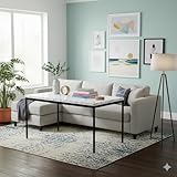 Compact mais spacieux : la taille de 150 × 75 cm s'adapte à la fois aux petits appartements et aux salons ouverts.