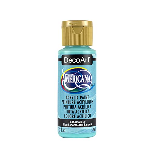 Image of DecoArt Americana Acrylic Paint, 2-Ounce, Bahaman Blue (DA255-3)