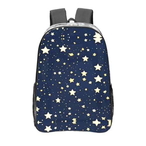 Sac à dos transparent ciel et étoiles pour vos sessions sportives et le bureau