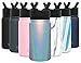 Simple Modern 14 oz Summit Kids Water Bottle with Straw Lid - Hydro Vacuum Insulated Tumbler Flask Double Wall Liter - 18/8 Stainless Steel Shimmer: Blue Moonstone