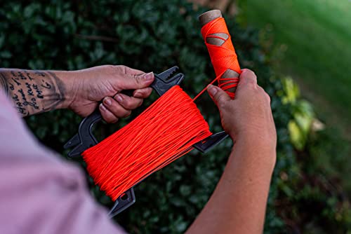 Sgt Knots Rope Winder - Lightweight And Easy To Use Chord Storage Device For Paracord, Twine, Mason Line & Other (6" - 25 Pack, Gray) #TOP7