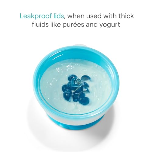Munchkin Stay Put Suction Bowls with Lids — 3-Pack — view 4