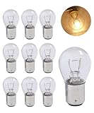 UNLRAE 10 PCS Brake Light Bulb,Miniature 1157 Tail...