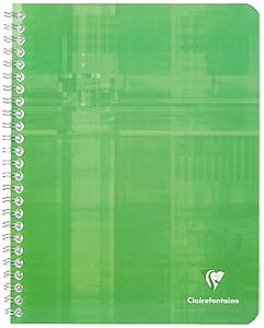 Clairefontaine 87244C Spiralheft A5 kariert Grün