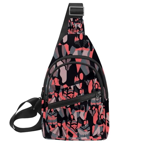 Bolso bandolera de viaje unisex y bolsa de hombro casual para senderismo