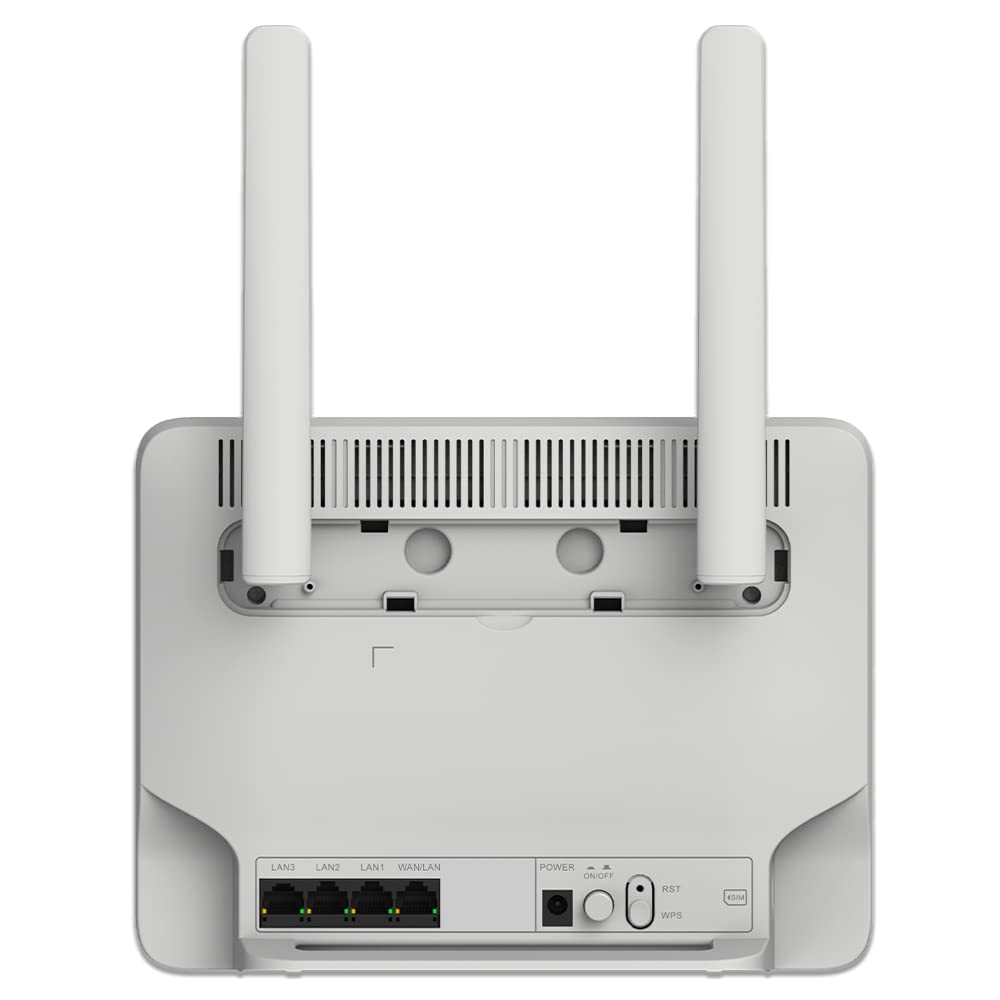 STRONG Routeur 4G+ LTE Cat 6 300 Mbps|WiFi AC Dual Band 1200 Mbps|Modem|Hotspot| 4 Ports RJ45 Gigabit|Compatible Tout opérateur et Carte SIM|2 Antennes SMA détachables|Garantie 4 Ans