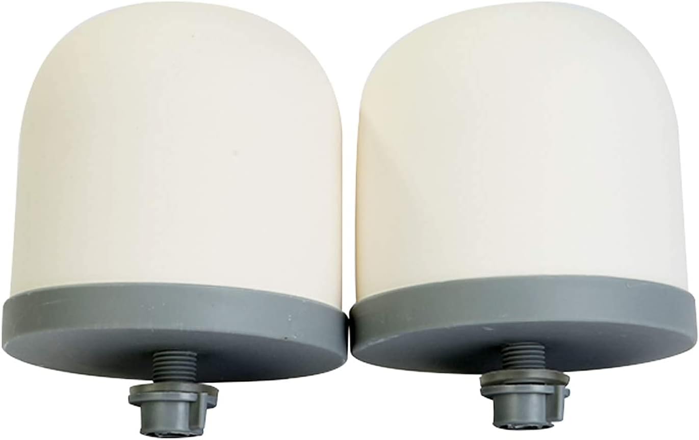 Huining 2PCS Ceramic Dome Replacement Filter for Zen Water Systems,White.