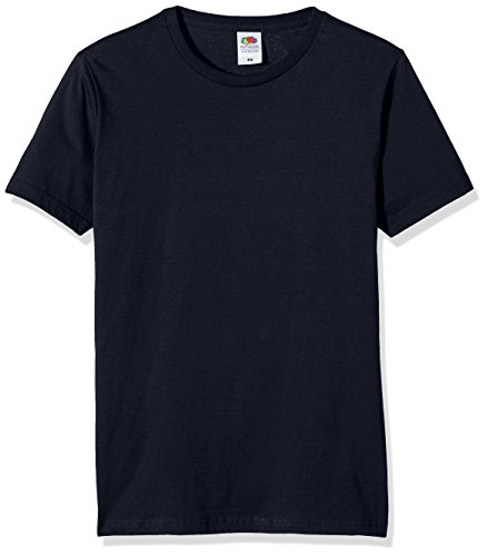 Fruit of the Loom SS041M T-Shirt, Deep Navy, XXL