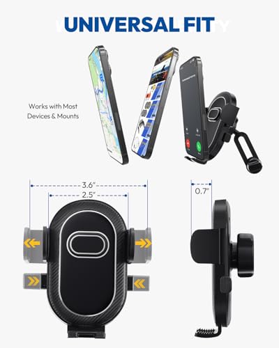 Portavasos para carro y soporte de celular ajustable 2 en 1 miniatura 3
