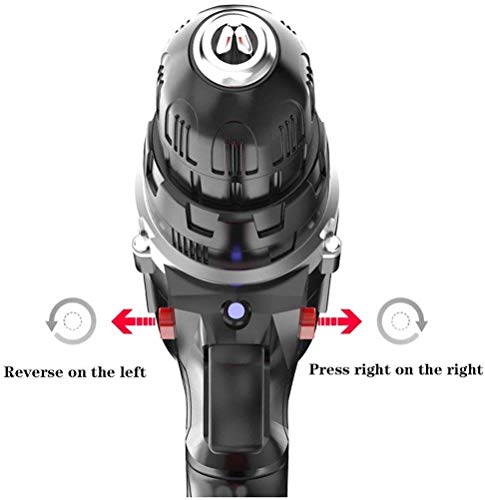 Spacmirrors Akku-Bohrschrauber, 36 V Akkuschrauber-Set, 2200 mAh Li-Ionen-Akku, LED-Licht, professionelle Akku-Schlagbohrmaschine, Akku-Schrauber-Set – Bild 6