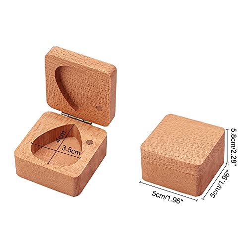 pandahall Boîte de Rangement pour médiator de Guitare, Étui à médiator en Bois Conteneur à médiator Accessoires de… - Les Beatles, Paul McCartney, John Lennon, RIngo Starr, George Harrison pandahall Boîte de Rangement pour médiator de Guitare, Étui à médiator en Bois Conteneur à médiator Accessoires de… – Image 3
