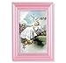 Baby Baptism Picture, Pearlized Pink 5-1/2