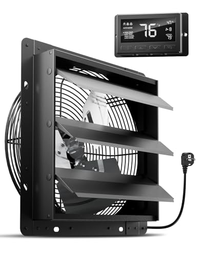 Installazione semplice: la nostra ventola di scarico HG Power viene consegnata completamente assemblata per un'installazione facile e veloce. Le viti in dotazione e il cavo di alimentazione da 2,5 m semplificano il processo di installazione poiché non sono necessari cavi complessi. La dimensione di installazione è di circa 315 x 315 mm