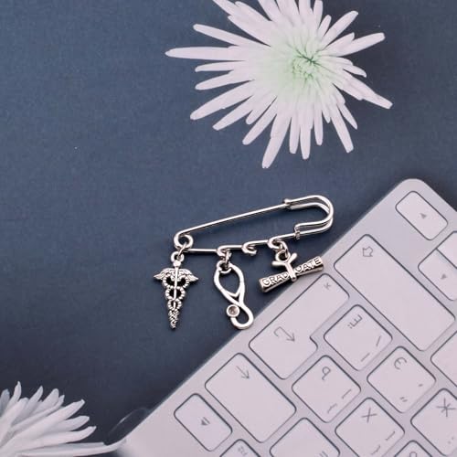 Image of Nursing Pins Brooch Registered Nurse RN Gift BSN NP LPN LVN Nurse Graduation Gifts