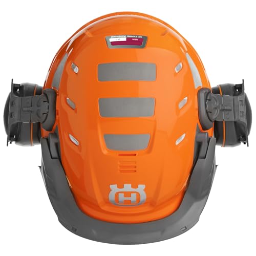 Foto von Husqvarna Forst Helm Technical – Leichter Forst- & Kettensägen-Schutzhelm mit Gehörschutz, Belüftung & UV-Indikator