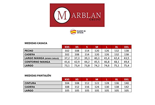 GRUPO MARBLAN Casacca sanitaria, unisex, collo a