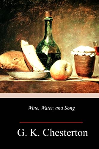 Wine, Water, and Song 1985016834 Book Cover