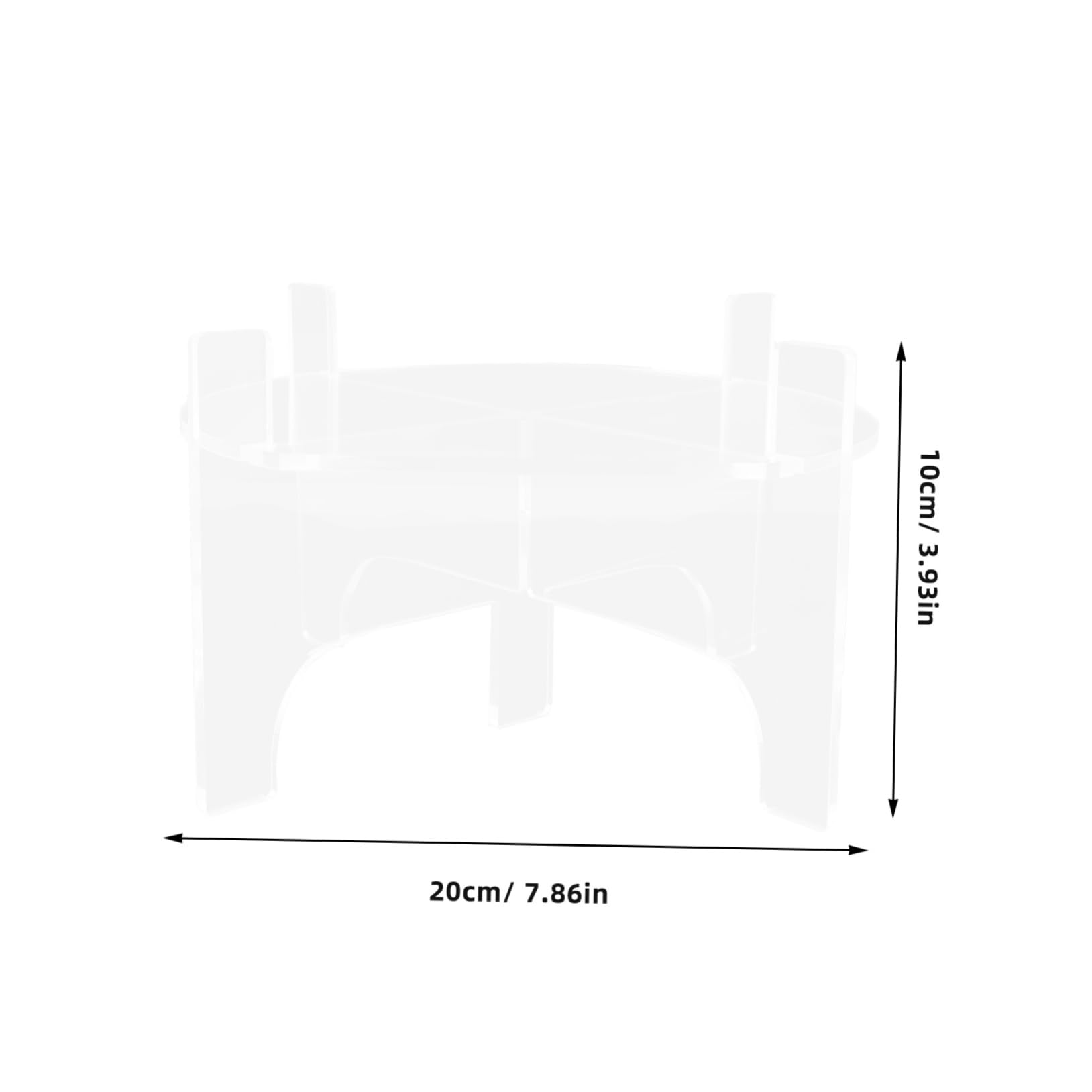 PRETYZOOM Acrylic Juice Dispenser Base for Parties Drink Dispensers Stand Cooler Versatile