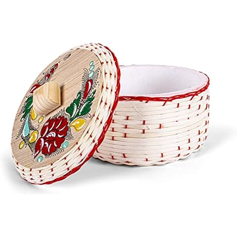 Genuine Mexican Handwoven Tortillero with added Styrofoam Insulation, Fiesta Mexican Tortilla Warmer, Tortilla Holder, Tortilla Keeper,Tortilleros Mexicanos Para Fiesta (Assorted) Cover