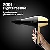 Phon per capelli Elchim 2001 Black&Gold - New Edition | Asciugacapelli Professionale | Due Velocità | Cinque temperature | Motore di Lunga Durata | Per Capelli Morbidi e Setosi |1700-2000W 220-240V