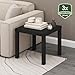 Furinno Classic Homey Square Parsons Side End Table, 1-Pack, Black