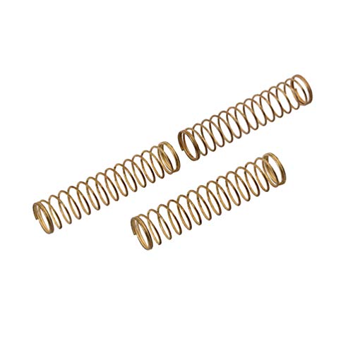 Healifty Kolben für Trompete, Feder, Messing, Feder, Windinstrument, 3 Stück (goldfarben)