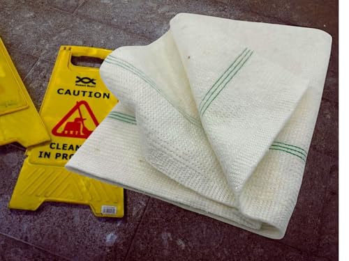1 x MAAJ Bodentuch/Scheuertuch weiß 60x50cm - hygienisch - saugstark - weich