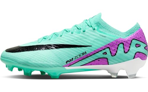 Nike Zoom Vapor 15 Elite FG, Basso Uomo, Hyper Turq/Fuchsia Dream-Black-White, 45.5 EU, Hyper Turq Fuchsia Dream Black White, 45.5 EU