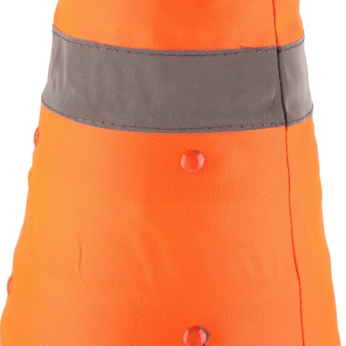 Cône de sécurité routière pliable 70x29x29cm plot de chantier réfléchissant pour signalisation
