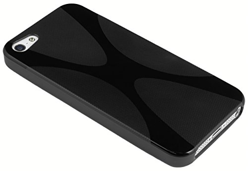 Mumbi Custodia in X-TPU per iPhone 5, Nero