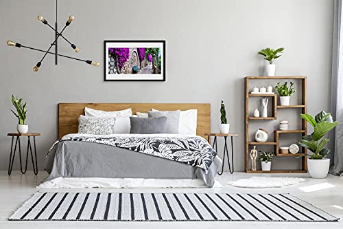 Cadre en MDF de qualité supérieure Tulup avec affiche de fleurs 60x40 cm