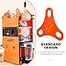 VOSAREA 2pcs Sealing Machine Splint Cup Sealer Parts Manual Cup Sealing Machine Accessory Sealer Guard Plate Parts Film Stopper Plastic Orange