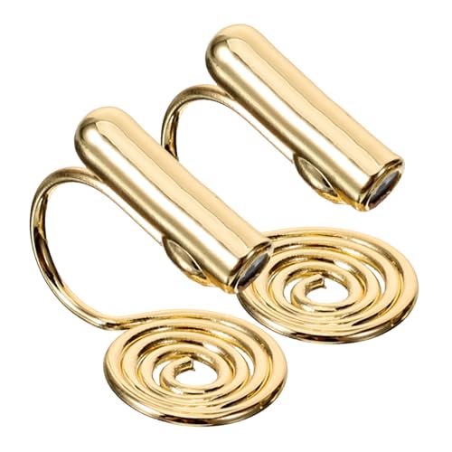 BESPORTBLE 2Piezas Convertidores De Pendientes Clips Para Orejas Accesorios De Cobre Para DIY Aretes Perforados Clips Para Ocasiones