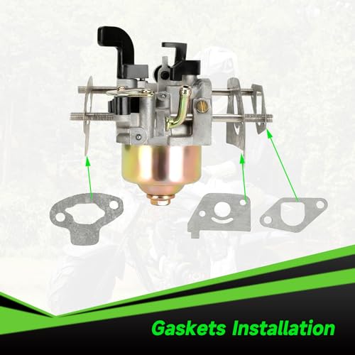 Image of Carburetor Carb Kit Compatible with Monster Mega Moto 80cc 105cc Mini Bike MMB80 MMB105 Motovox MBX10 Baja DB30 Dirt Bug Coleman B100 RT100 Go Kart 79cc 97cc Engine Parts with Throttle Cable