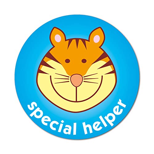 Tiger – Spezialhelfer-Aufkleber, 38 mm, 75 Stück