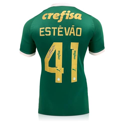 Exclusive Memorabilia Camiseta del Palmeiras firmada por Estêvão Willian