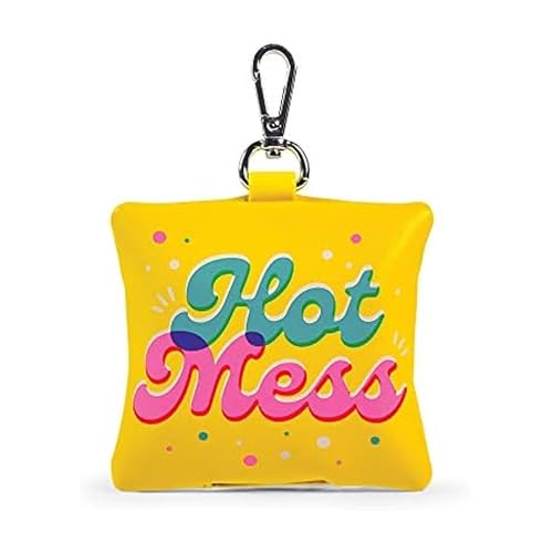 Image of Genuine Fred Howligans Hot Mess Poop Bag Holder Yellow