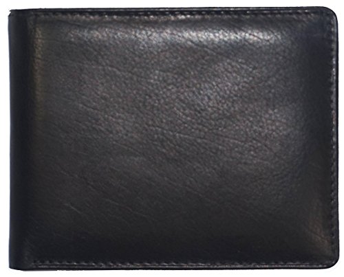 Genuine Leather Credit Card-ID Holder Bifold Mens wallet4