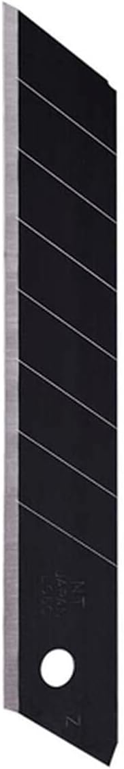 NT Cutter 18mm Heavy-duty Ultra-Sharp Black Snap-Off Blades, 10-Blade/Pack, 1 Pack (BL13P), 58 degree