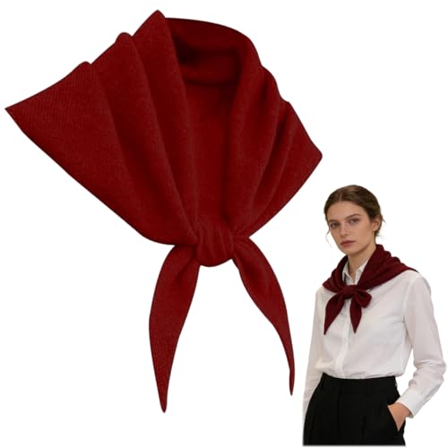 1Pc Triangle Scarf, Vinatge Wrap Neck Cover, Warm Triangle S