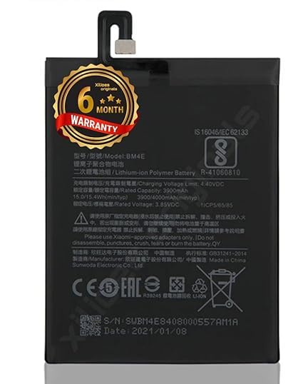 Image of BM4E Battery for Redmi Poco F1 Battery with 6 Month Warranty**** (Y208)