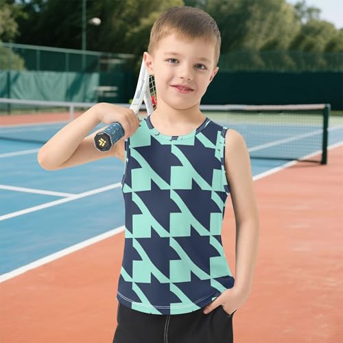 Boys Performance Tank Top Quick Dry Kids Sleeveless Undershirts Lightweight Comfy Summer Basic Soft Workout Outfits 6