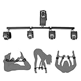 Weimob Handschellen Fußfesseln Fessel Bondage Sets verstellbar Spreizstange Fesselstange Bondage Sexspielzeug für extreme Paare, Anfänger Einstellbar Metallspreizstange Stil 2