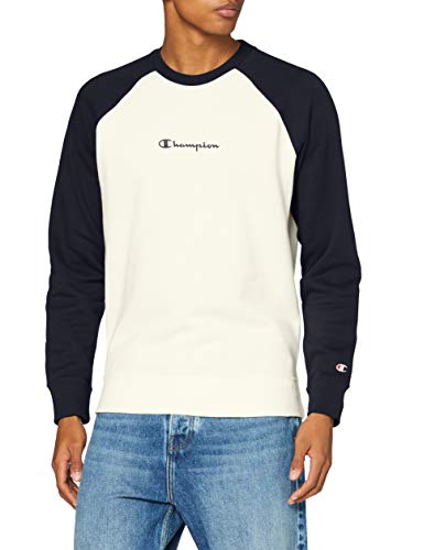 Champion Men's Seasonal Raglan Sweatshirt Sudadera, Blue (Ww025), XL para Hombre