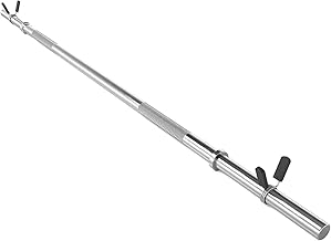 G5 HT SPORT Bilanciere Palestra pesistica Cromato【150 o 180 cm con Chiusura a Molla Foro 25 mm】Carico Max 136 kg | Impugnatura Antiscivolo per Allenamento Sicuro e Confortevole